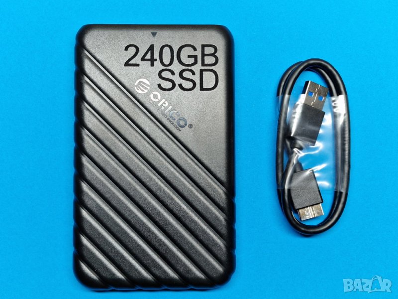 Супер бърз външен диск SSD USB 3.0 240GB, снимка 1