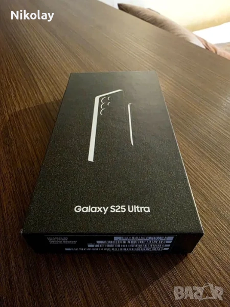 НОВ!!! Galaxy S25 Ultra/12GB RAM/512GB/5G/Jadegreen/24м. Гаранция, снимка 1