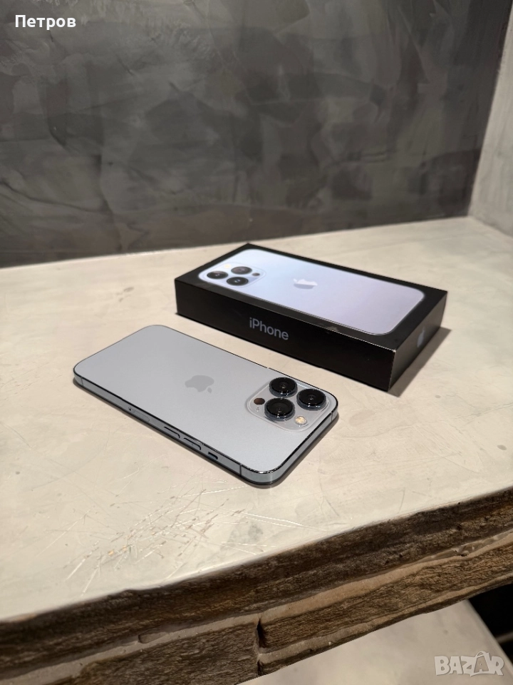 Перфектен Iphone 13 Pro 512 GB Sierra blue, снимка 1