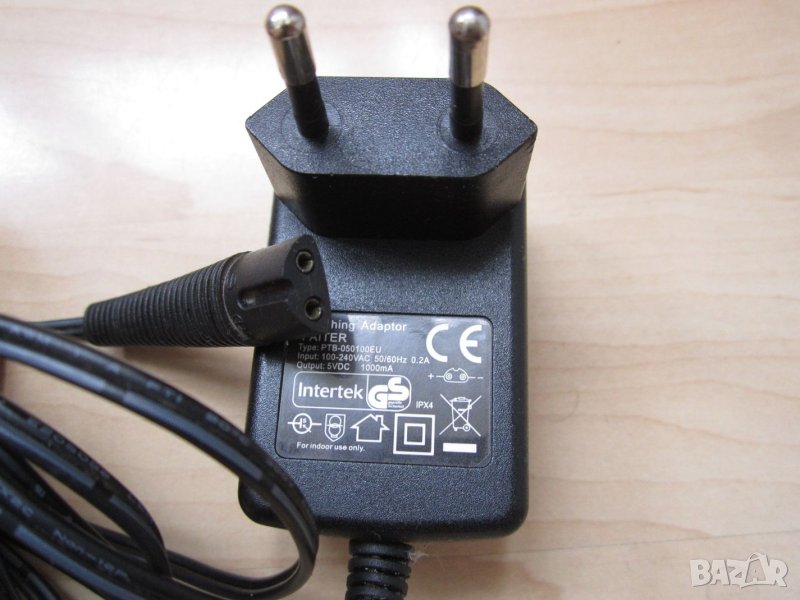 Захранващ адаптер за тример - 5V, 1А, снимка 1