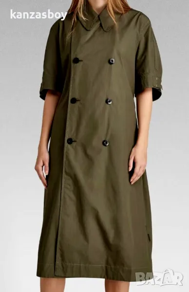 G-STAR HIGH TRENCH SHORT SLEEVE DRESS WMN - страхотна дамска рокля М, снимка 1