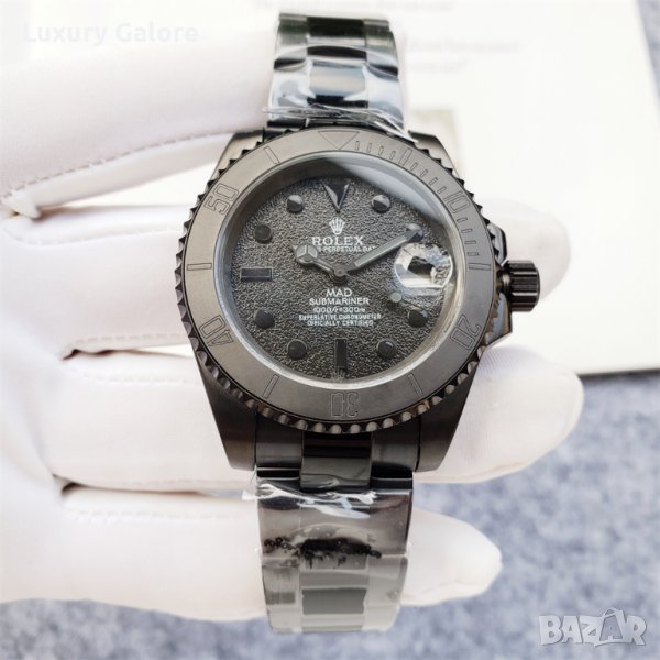 Мъжки часовник Rolex Submariner Date Black Mad с автоматичен механизъм, снимка 1
