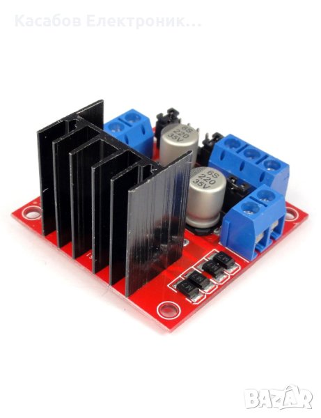 L298N Модул за управление на електромотори, снимка 1