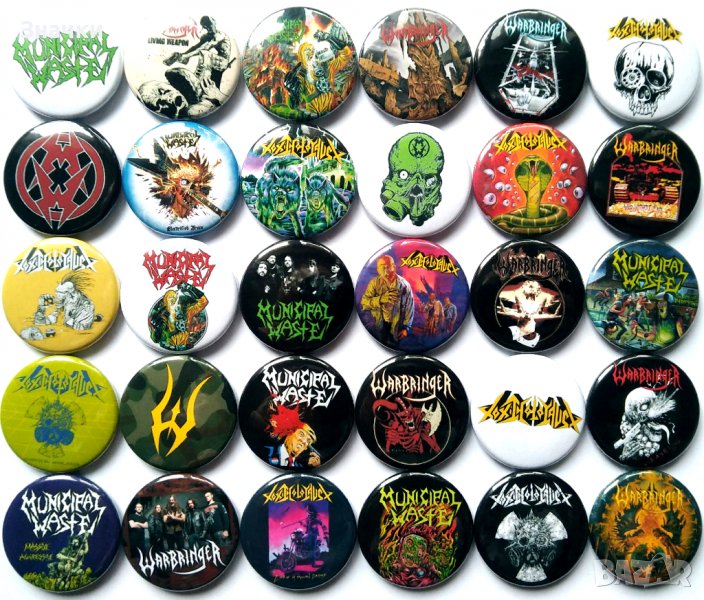 Значки на Municipal Waste Toxic Holocaust Warbringer, снимка 1