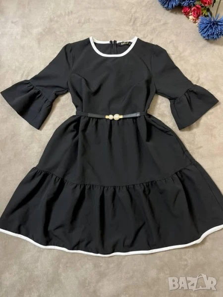 Рокля с разкроена кройка , снимка 1