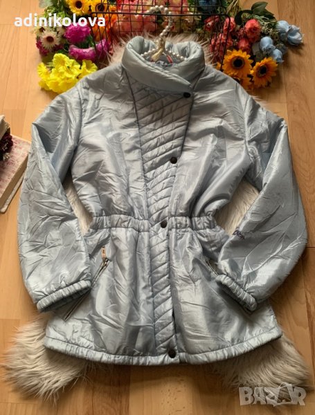 Светло синьо вталено яке, снимка 1