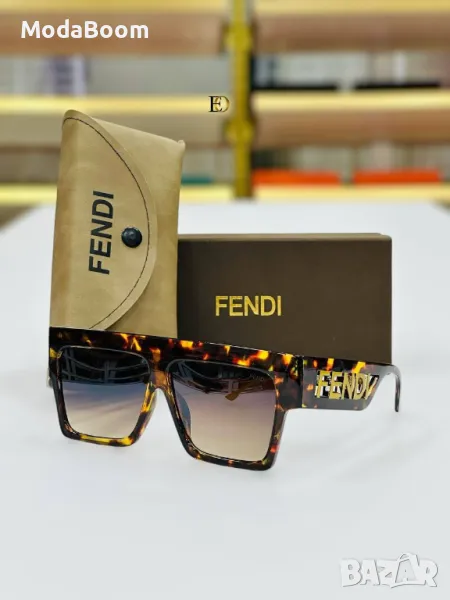 Fendi дамски слънчеви очила с калъф и кутия , снимка 1