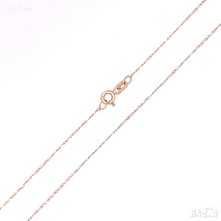 Златен синджир 0,76гр. 42,0см. 14кр. проба:585 модел:34637-5, снимка 1