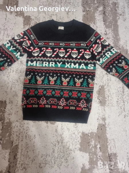 Коледен Пуловер за момче , снимка 1