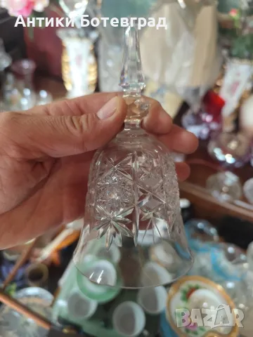 кристална и стъклена винтидж камбанки , снимка 2 - Антикварни и старинни предмети - 50423545