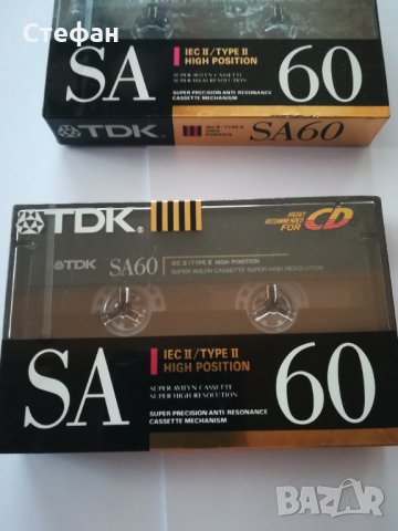 Аудио касета TDK SA-60ST, снимка 3 - Радиокасетофони, транзистори - 39811707