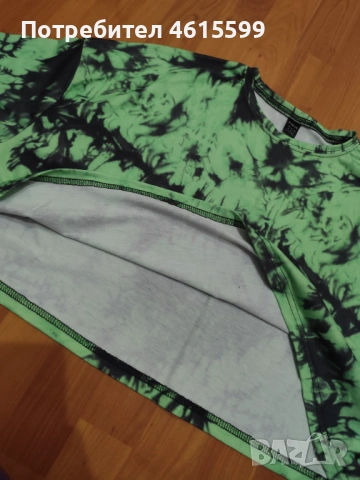 Нова къса широка блузка на Shein , снимка 5 - Тениски - 53580653