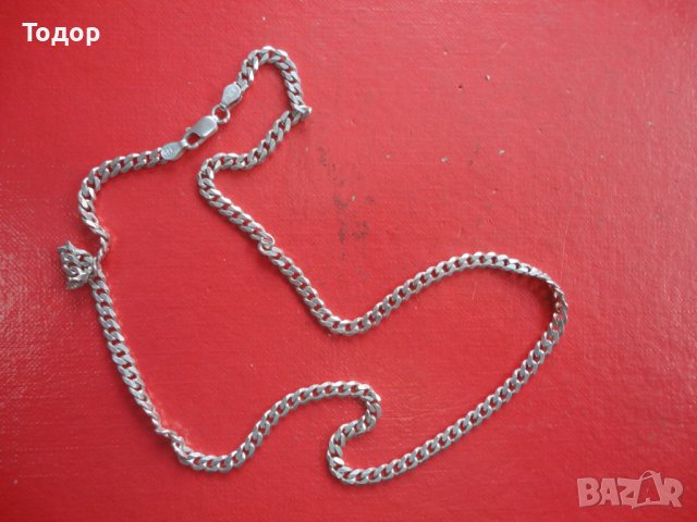 Невероятна сребърна верижка ланец 925 , снимка 6 - Колиета, медальони, синджири - 39941188