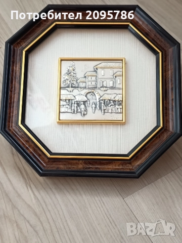 италианска сребърна картина 