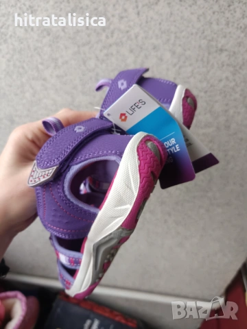 Детски сандали Lotto 33 номер, снимка 3 - Детски сандали и чехли - 53409757