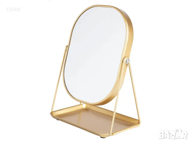 НОВИ! Козметично въртящо огледало 360° със стойка за аксесоари, снимка 2 - Огледала - 48592595