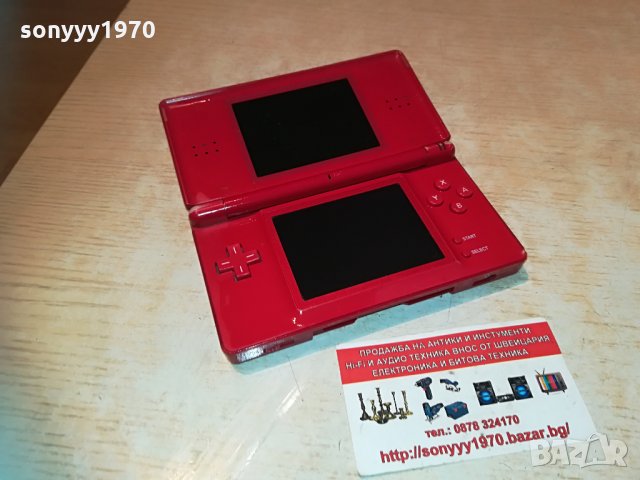 nintendo ds lite red-без батерия 2404211925, снимка 1 - Nintendo конзоли - 32667984
