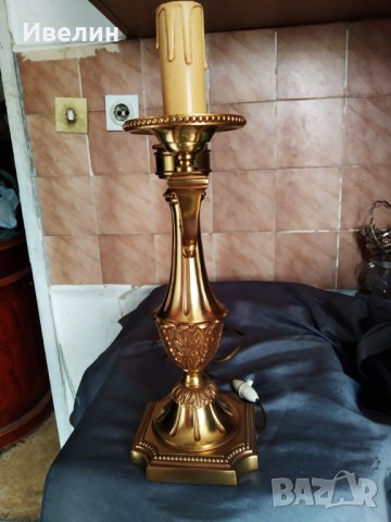 барокова настолна лампа тип свещник, снимка 5 - Настолни лампи - 27017989