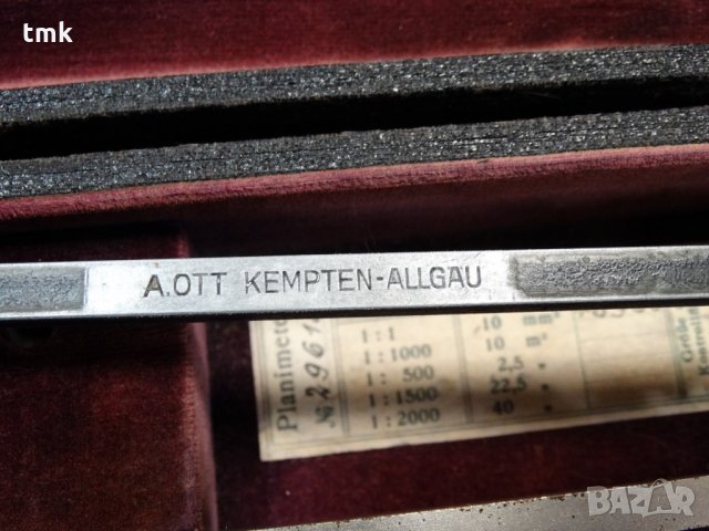 Ретро планиметър немски, снимка 7 - Други инструменти - 26945690