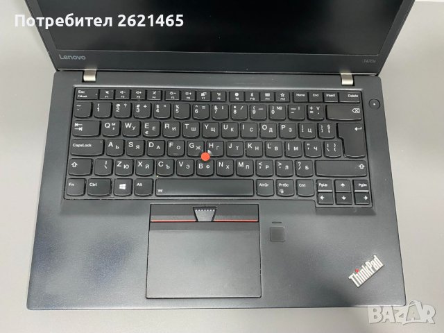 Промоция+ ГАРАНЦИЯ Лаптоп Lenovo T470s/Intel Core i5/8GB RAM/256GB SSD, снимка 4 - Лаптопи за дома - 43024462