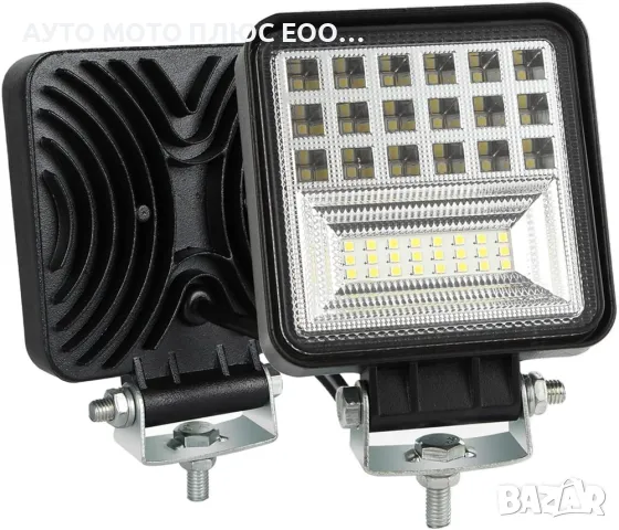 42 LED диоден халоген с бяла светлина - 12v-24v