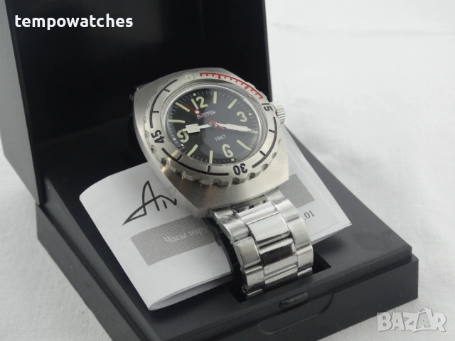 ВОСТОК АМФИБИЯ АВТОМАТИЧЕН ref: 90078А, снимка 4 - Мъжки - 53128700