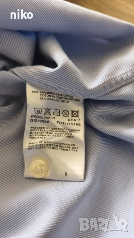 мъжка риза Hugo Boss, размер 41 (L), снимка 5 - Ризи - 52565059