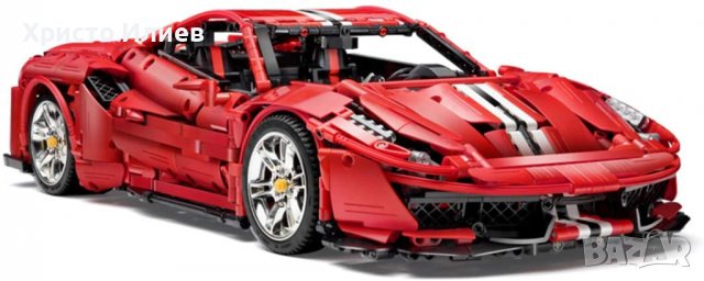 Ferrari CaDA Lego Ферари Лего Кола с Управление 1:8 59см, снимка 5 - Конструктори - 39362676