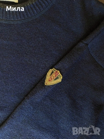 Boss - Мъжки Vintage Пуловер ( 100% Вълна ) by Hugo Boss - 10/10, снимка 2 - Пуловери - 52791683