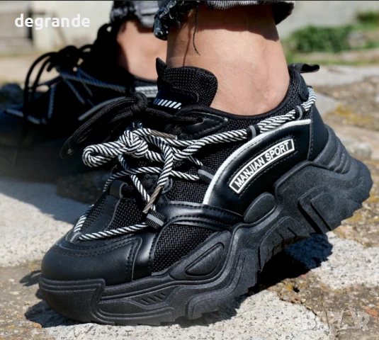 Дамски маратонки MS Sport черни