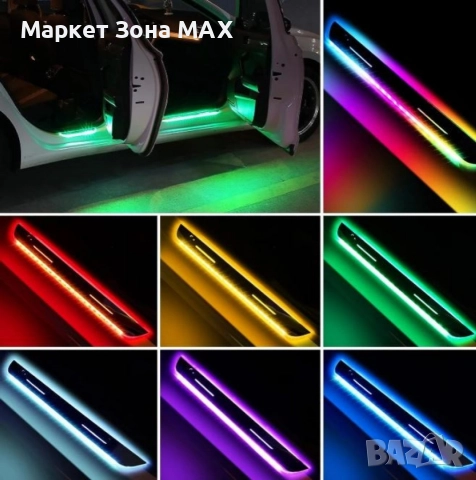 RGB Ленти протектор за праг LED - VIP- (WELCOME) - 2 броя., снимка 4 - Аксесоари и консумативи - 52863591