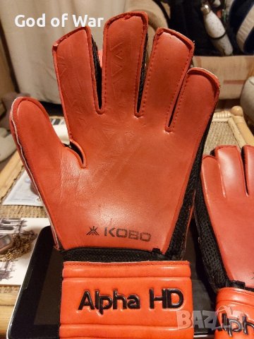 Продавам чисто нови професионални вратарски ръкавици марка KOBO., снимка 3 - Футбол - 44106388