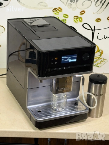 Кафемашина кафе автомат miele с гаранция, снимка 3 - Кафемашини - 53573809