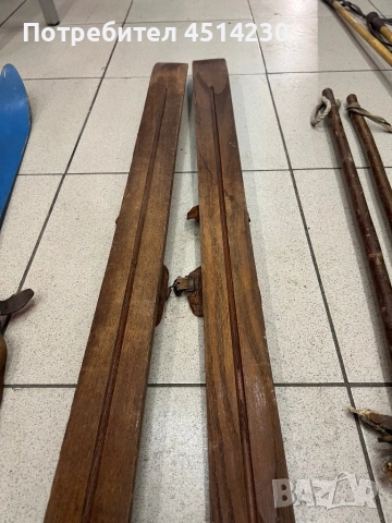 дървени ски, снимка 4 - Зимни спортове - 52879566