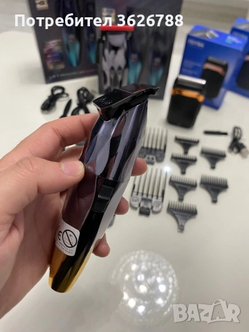 Професионален комлект за постригване, снимка 5 - Фризьорски принадлежности - 53395529