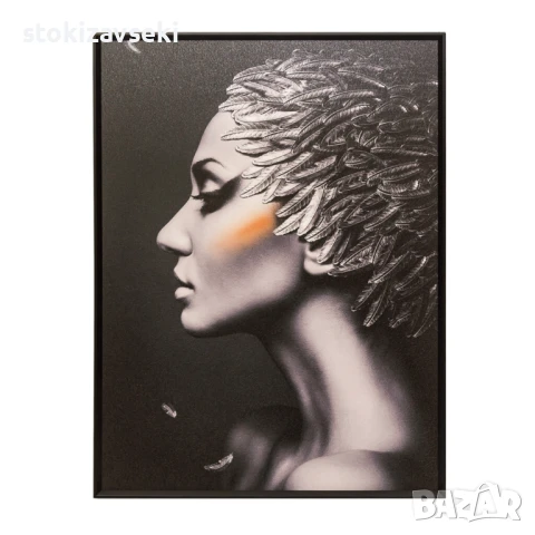 Картина портрет в профил, 60*80см, снимка 1