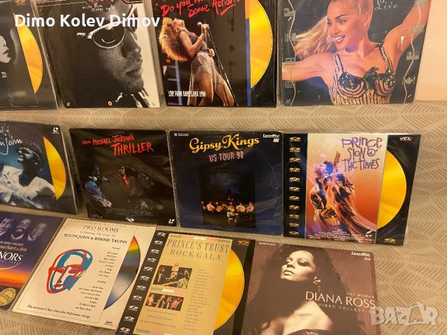 Laserdisc Лазердиск колекция Музика Pop, снимка 2 - Други музикални жанрове - 43017480