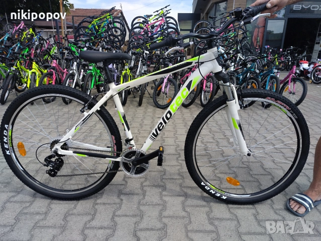 SPRINT Алуминиев велосипед 29" Velotec PRO бял/зелен, снимка 2 - Велосипеди - 53563818