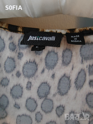 Just Cavalli италианска дизайнерска L размер оригинална рокля с дълъг ръкав, снимка 3 - Рокли - 44861245
