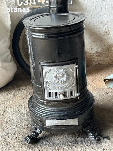Стара печка за декор, снимка 3 - Антикварни и старинни предмети - 53212114