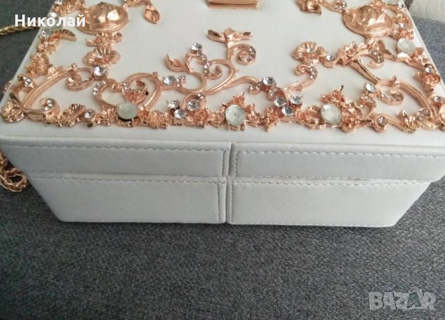 Елегнатна дамска чанта, подарък за жена, чанта за бал или сватба, снимка 5 - Чанти - 27959996