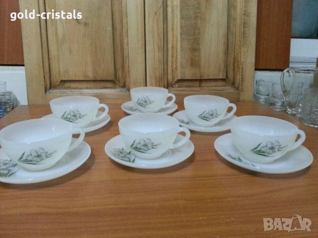 Френски аркопал чаши за кафе