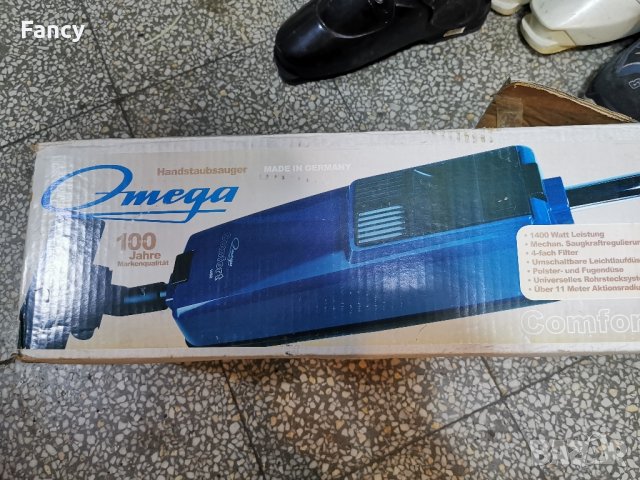 Немска прахосмукачка Omega Comfort 1400W , снимка 4 - Прахосмукачки - 42993735