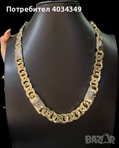 Позлатени мъжки ланци 14к, снимка 3 - Колиета, медальони, синджири - 52861190