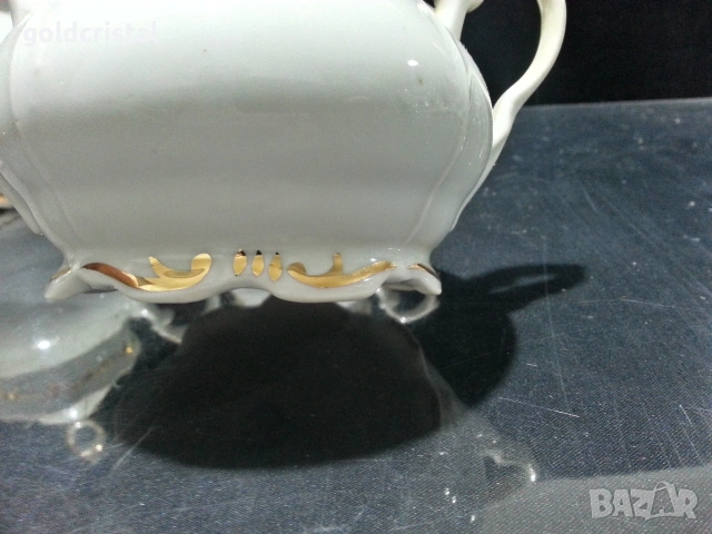 Стар български порцелан чайник заханица латиера , снимка 8 - Антикварни и старинни предмети - 53102974