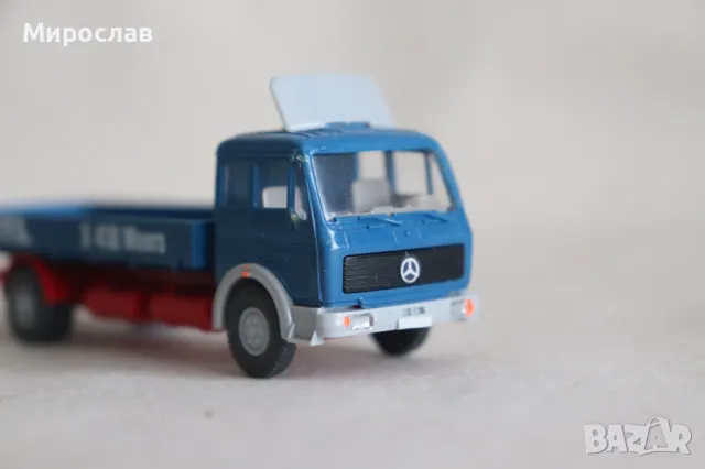 WIKING 1:87 H0 MERCEDES BENZ КАМИОН TIR МОДЕЛ КОЛИЧКА, снимка 7 - Колекции - 49651079