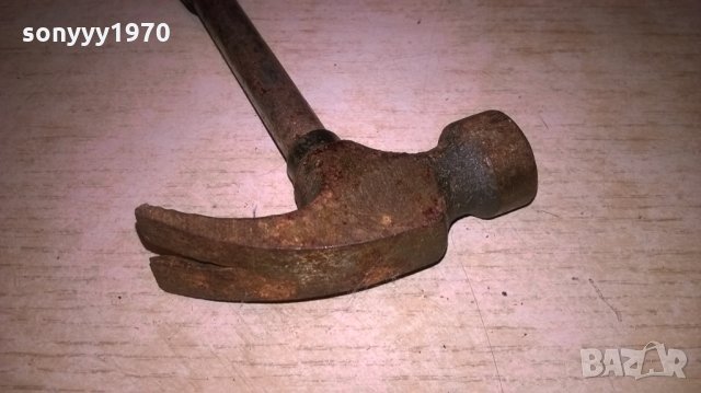 малко чукче с кози крак-19х7см-с гумирана ръкохватка, снимка 3 - Други инструменти - 27197593