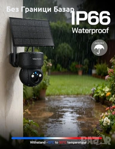 Нова Без WiFi 4G CCTV камера със SIM слот +3 2GB SD Соларна IP66 PTZ, снимка 7 - Други - 53374005