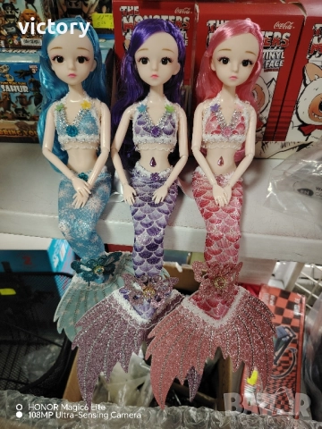 Кукла русалка 45см., снимка 5 - Кукли - 52465525