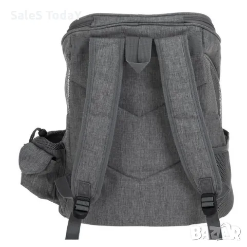 Чанта за раница за домашни любимци, Котки, Кучета, Сива, 30x30x45см, снимка 2 - Други стоки за животни - 49632512